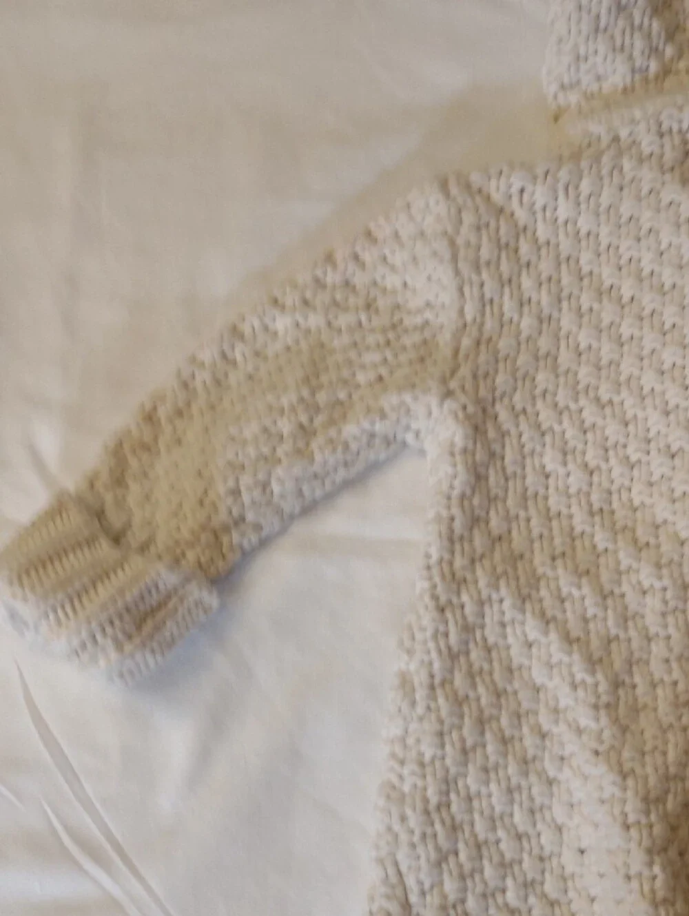 Old Navy Kid's Hooded Cable-Texture Cardigan in Cream - Size 12-18 Mos.